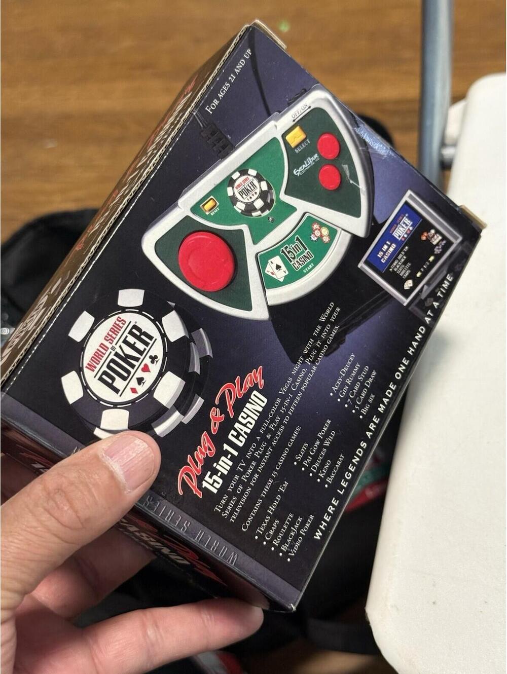 World Series Of Poker Plug & Play 15-in-1 Casino Games